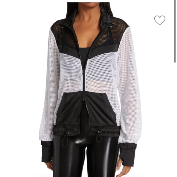 BLANC NOIR
Alfresco Colorblock Mesh Jacket  nwot   Size s - Picture 1 of 3